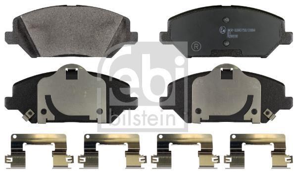 Jeu de 4 plaquettes de frein FEBI BILSTEIN ref. 170637