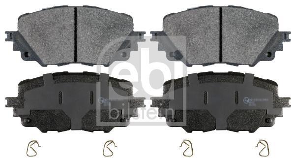 Jeu de 4 plaquettes de frein FEBI BILSTEIN ref. 170663