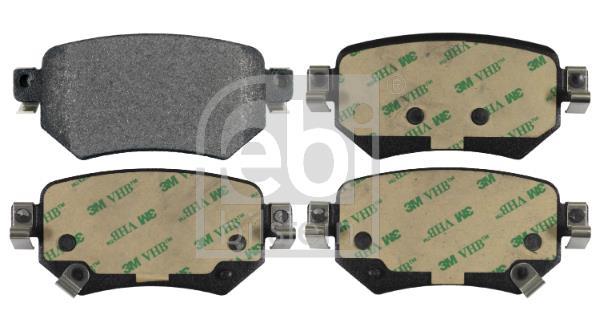 Jeu de 4 plaquettes de frein FEBI BILSTEIN ref. 170664