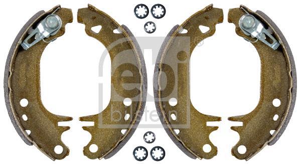 Jeu de 4 mâchoires de frein (Garniture de frein à tambour) FEBI BILSTEIN ref. 170881