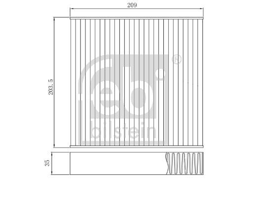 Filtro, aire habitáculo FEBI BILSTEIN ref. 174913