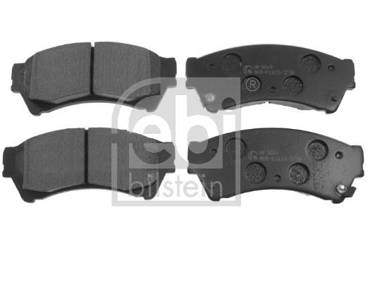 Jeu de 4 plaquettes de frein FEBI BILSTEIN 175208