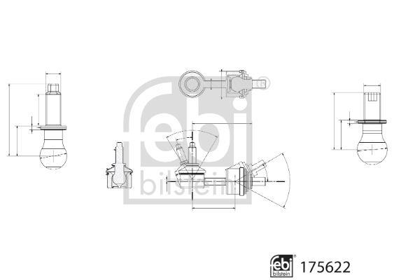 Barra estabilizadora FEBI BILSTEIN ref. 175622