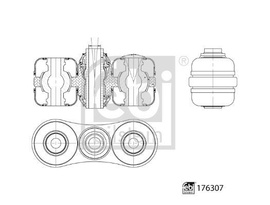 Triangle de suspension FEBI BILSTEIN ref. 176307