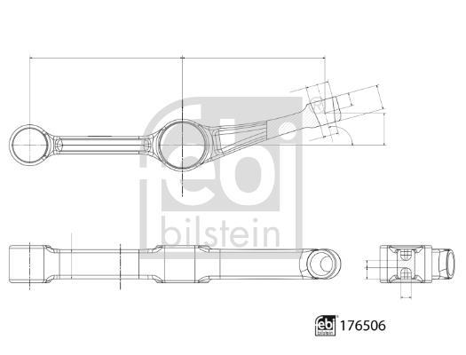 Triângulo, braço de suspensão FEBI BILSTEIN ref. 176506