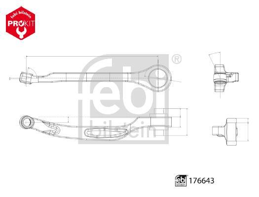 Triangle de suspension FEBI BILSTEIN ref. 176643