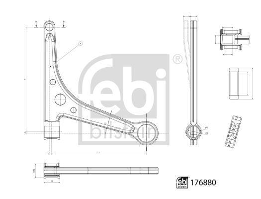 Triângulo, braço de suspensão FEBI BILSTEIN ref. 176880