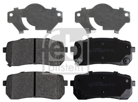 Jeu de 4 plaquettes de frein FEBI BILSTEIN 177077