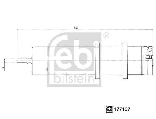 Filtro combustible FEBI BILSTEIN ref. 177167