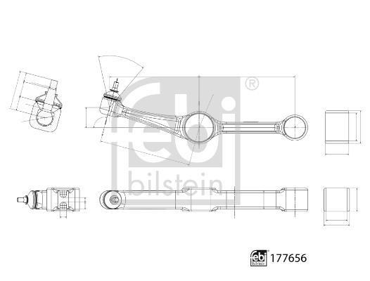 Triângulo, braço de suspensão FEBI BILSTEIN ref. 177656