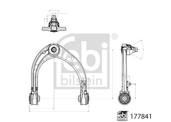 Triangle de suspension FEBI BILSTEIN 177841