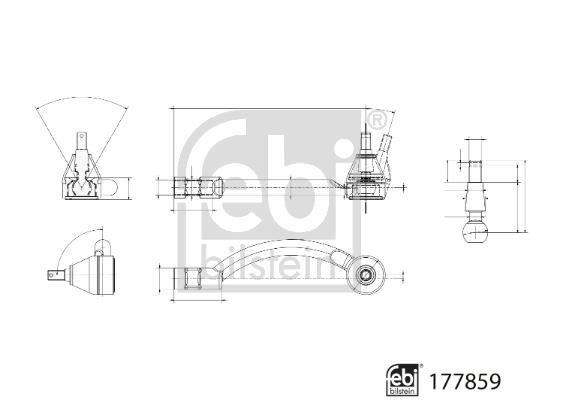Rotule de direction FEBI BILSTEIN ref. 177859