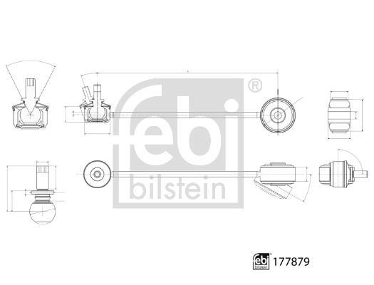 Barra estabilizadora FEBI BILSTEIN ref. 177879
