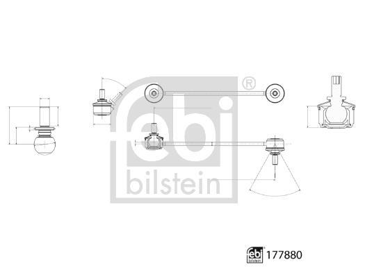 Barra estabilizadora FEBI BILSTEIN ref. 177880