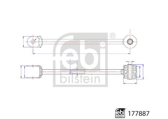 Triangle de suspension FEBI BILSTEIN ref. 177887