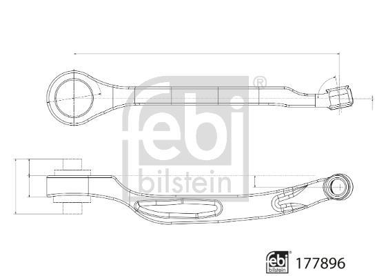 Triângulo, braço de suspensão FEBI BILSTEIN ref. 177896