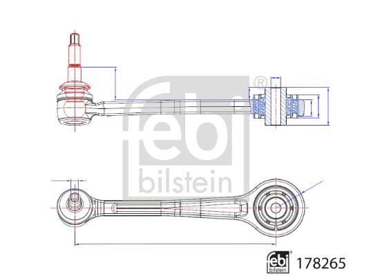 Triângulo, braço de suspensão FEBI BILSTEIN ref. 178265