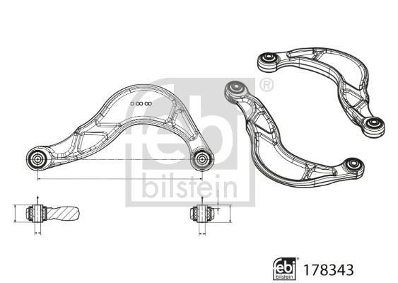 Bras oscillant de suspension FEBI BILSTEIN ref. 178343