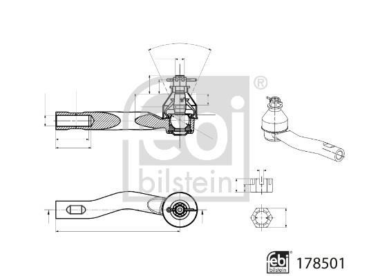 Rótula barra de dirección FEBI BILSTEIN ref. 178501