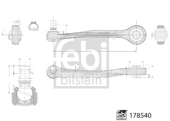 Triângulo, braço de suspensão FEBI BILSTEIN ref. 178540