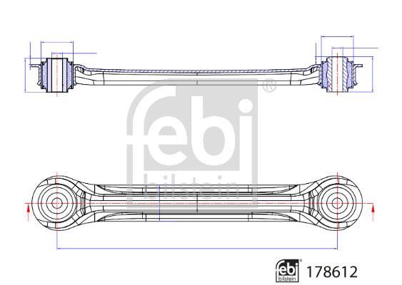 Triângulo, braço de suspensão FEBI BILSTEIN ref. 178612