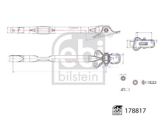 Triângulo, braço de suspensão FEBI BILSTEIN ref. 178817