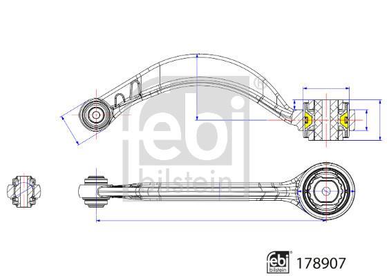 Triangle de suspension FEBI BILSTEIN 178907