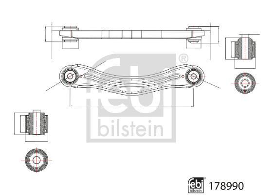 Bras oscillant de suspension FEBI BILSTEIN ref. 178990