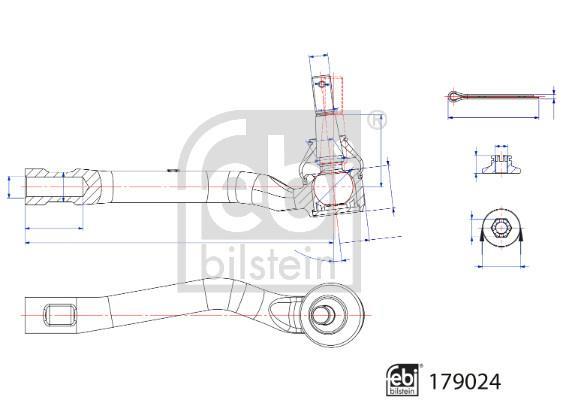 Rotule de direction FEBI BILSTEIN 179024