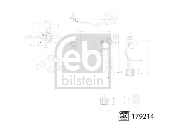 Triângulo, braço de suspensão FEBI BILSTEIN ref. 179214