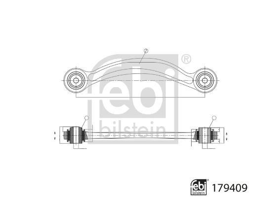 Triangle de suspension FEBI BILSTEIN 179409
