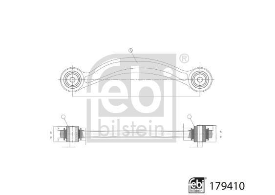 Triângulo, braço de suspensão FEBI BILSTEIN ref. 179410