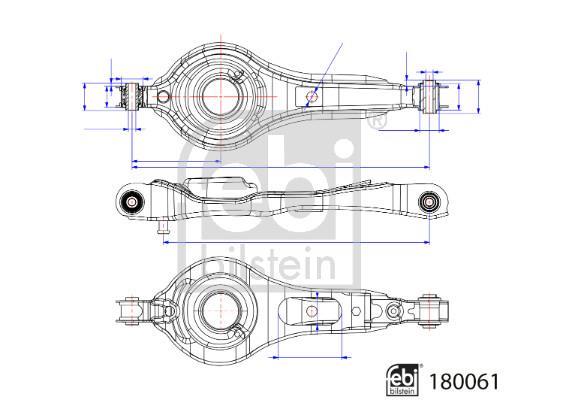Triângulo, braço de suspensão FEBI BILSTEIN ref. 180061