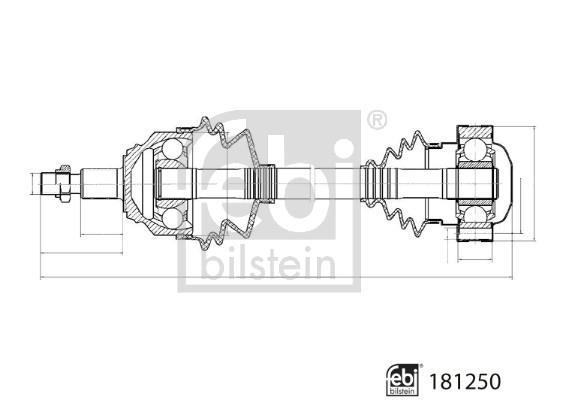 Cardan FEBI BILSTEIN ref. 181250