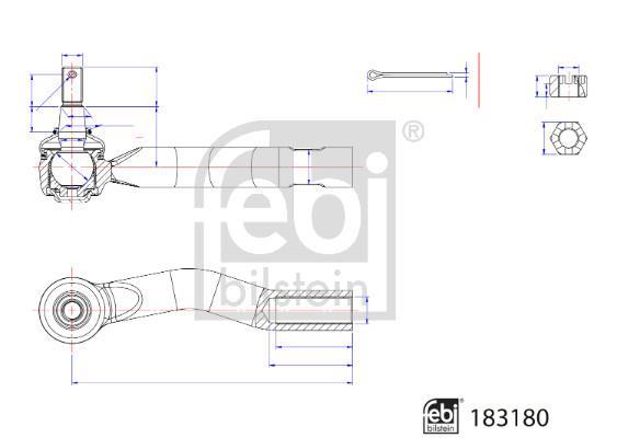 Rótula barra de dirección FEBI BILSTEIN ref. 183180