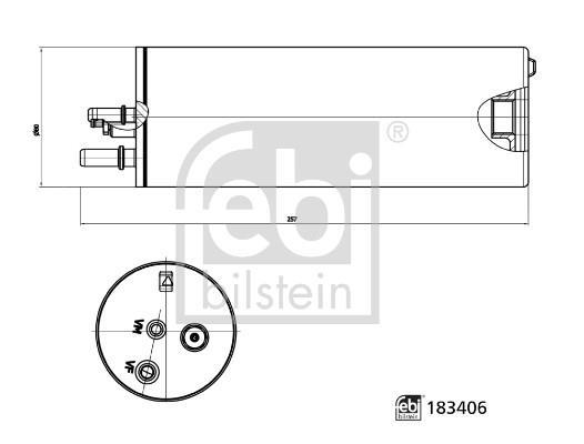 Filtre à carburant (Filtre à gasoil) FEBI BILSTEIN ref. 183406