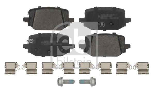 Jeu de 4 plaquettes de frein FEBI BILSTEIN ref. 184228