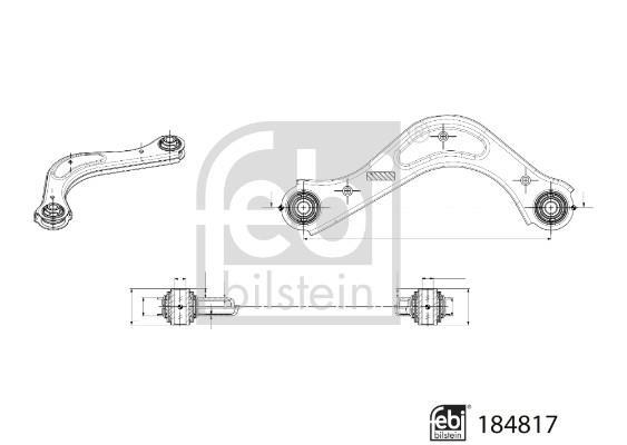 Triangle de suspension FEBI BILSTEIN ref. 184817