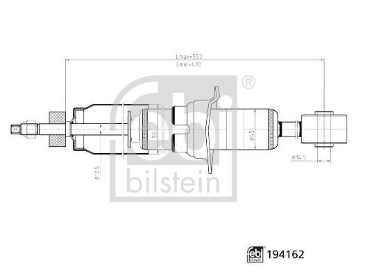 Amortisseurs FEBI BILSTEIN ref. 194162