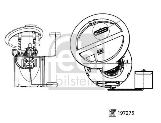 Unité d'injection de carburant (Pompe à gasoil) FEBI BILSTEIN ref. 197275