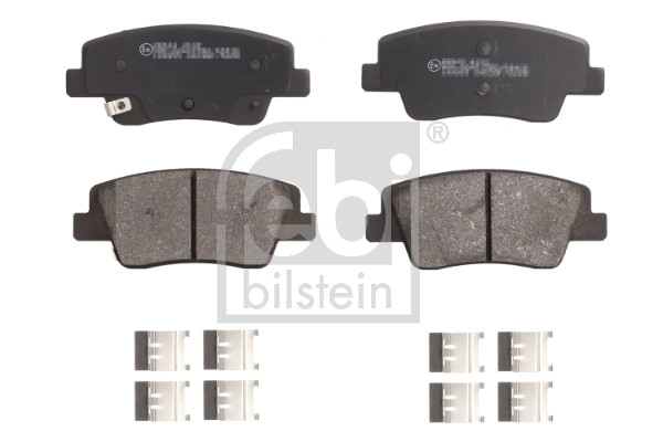Jeu de 4 plaquettes de frein FEBI BILSTEIN 199955