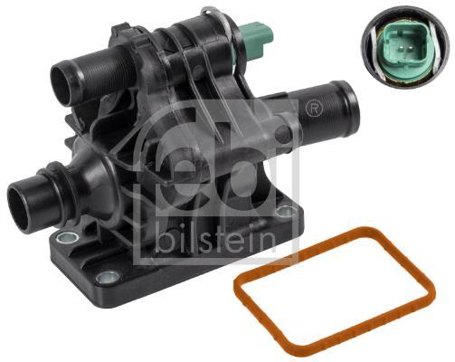 FEBI BILSTEIN 106035 Engine Thermostat With Housing With Gasket 87°C