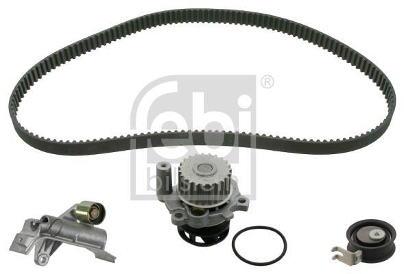 Pompe à eau + kit de courroie de distribution (Kit courroie de distribution) FEBI BILSTEIN ref. 45128