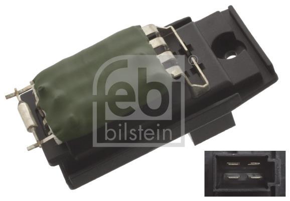 Résistance, pulseur d'air habitacle (Élément de commande, chauffage/ventilation) FEBI BILSTEIN ref. 45415