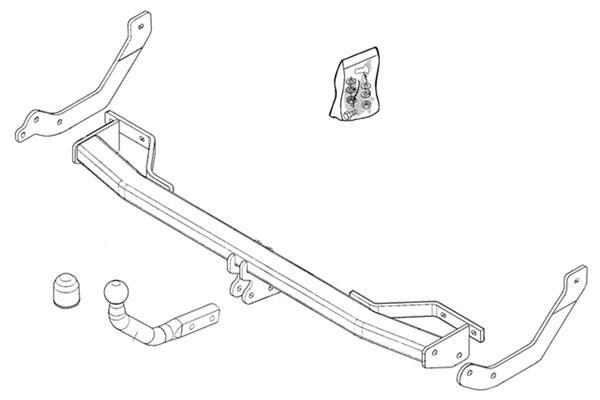 Attelage Voiture (Attelage remorque) BRINK ref. 360900
