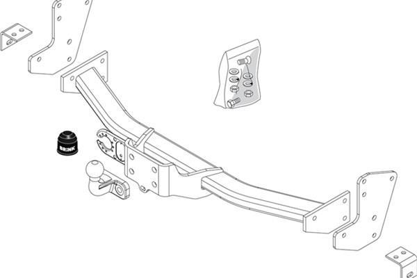 Attelage Voiture (Attelage remorque) BRINK ref. 419200