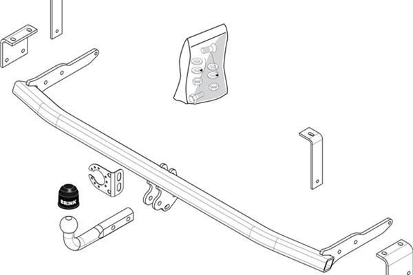 Attelage Voiture (Attelage remorque) BRINK ref. 445700