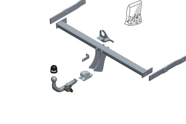 Attelage Voiture (Attelage remorque) BRINK ref. 608300