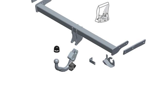 Attelage Voiture (Attelage remorque) BRINK ref. 651100