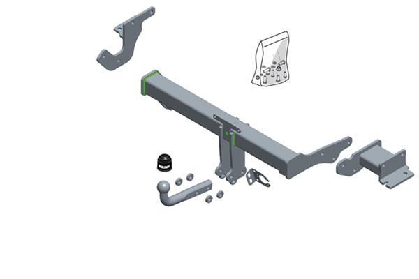 Attelage Voiture (Attelage remorque) BRINK ref. 665000
